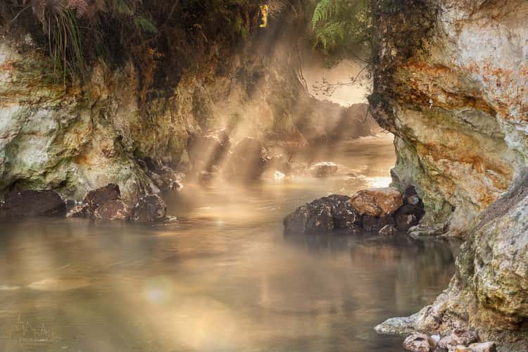 Thermal stream at Waiotapu, NZ