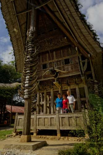 Tongkonan karuaya, Torraja, Sulawesi