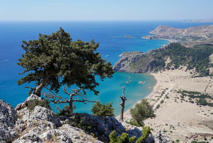 Tsambika Chapel (nice view to Tsambika Beach / Kolymbia)