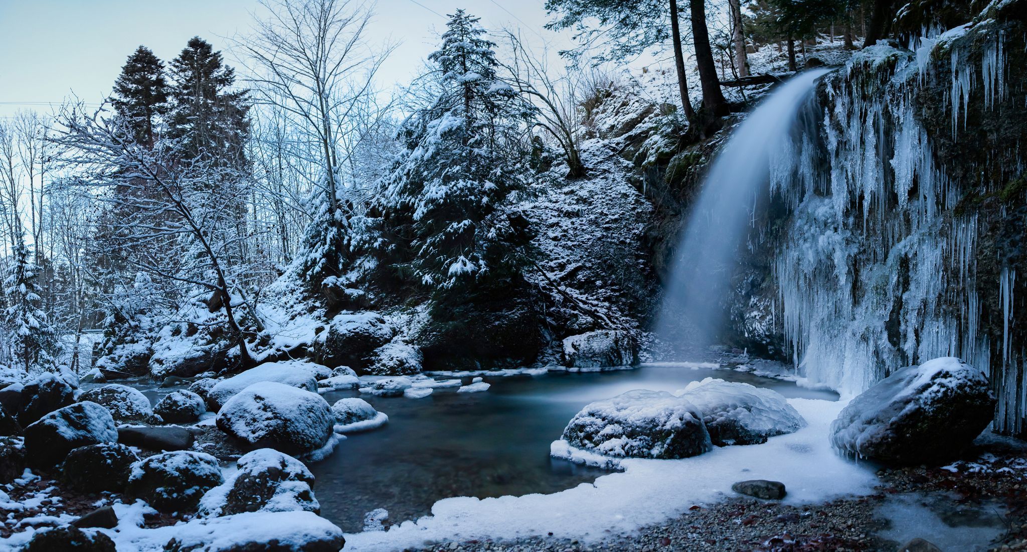 Upper Gschwender Waterfall, Germany