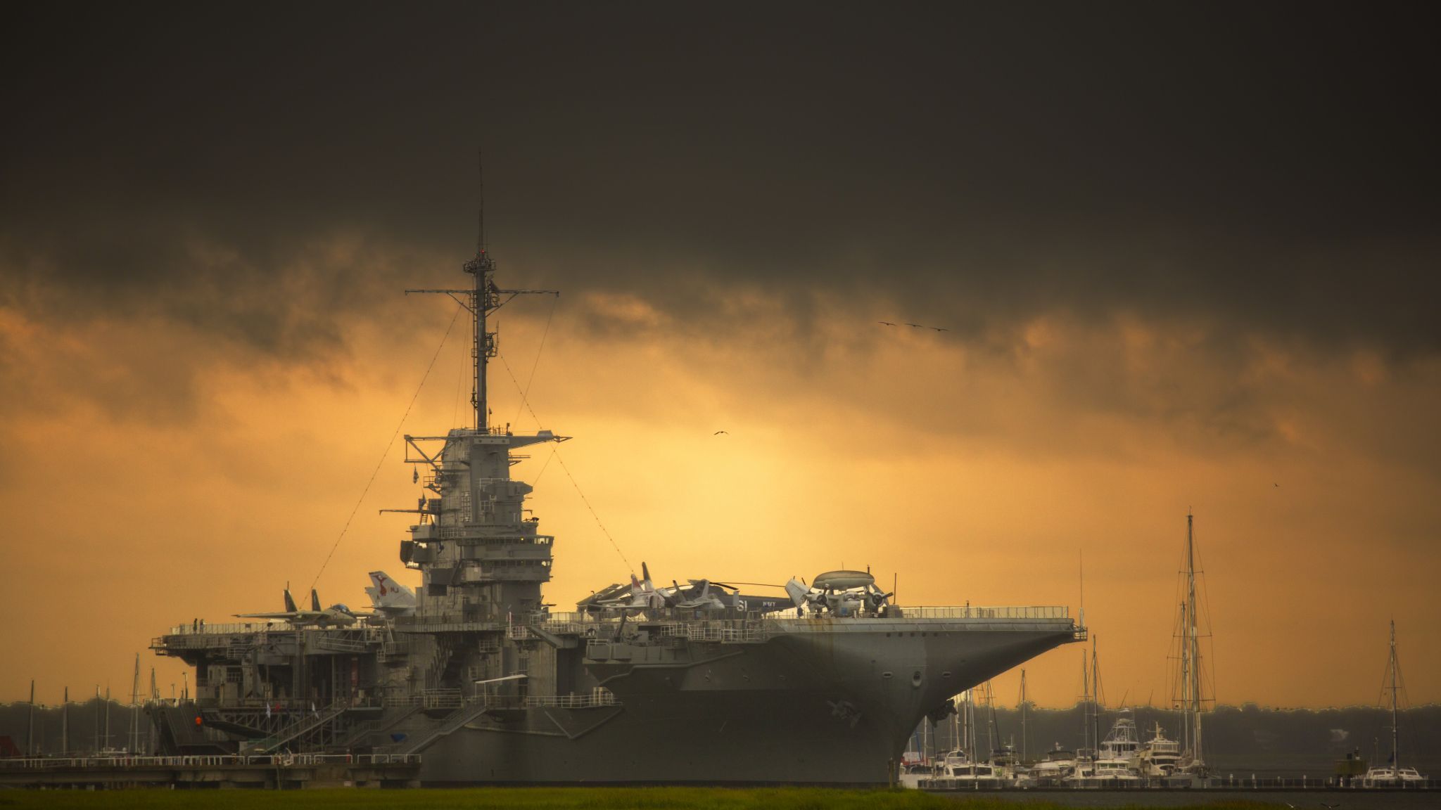 USS Yorktown in Charleston, USA
