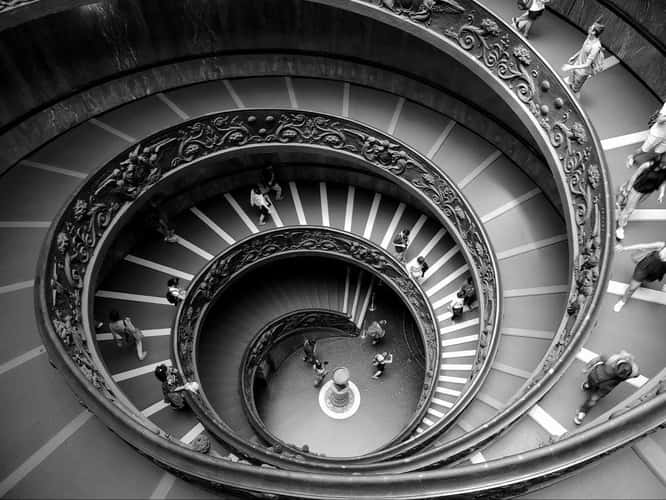 Spiral Staircase at Vatican Museum, Rome