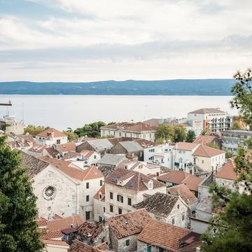 View from Mirabela fortress, Omis, Chroatia, Croatia