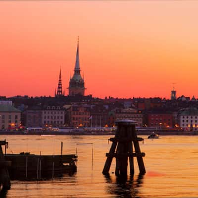 View on Stockholm from Kastellholmen, Sweden