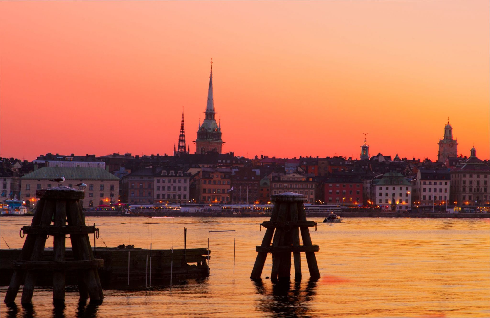 View on Stockholm from Kastellholmen, Sweden