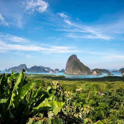 View over Phang Nga Bay, Thailand