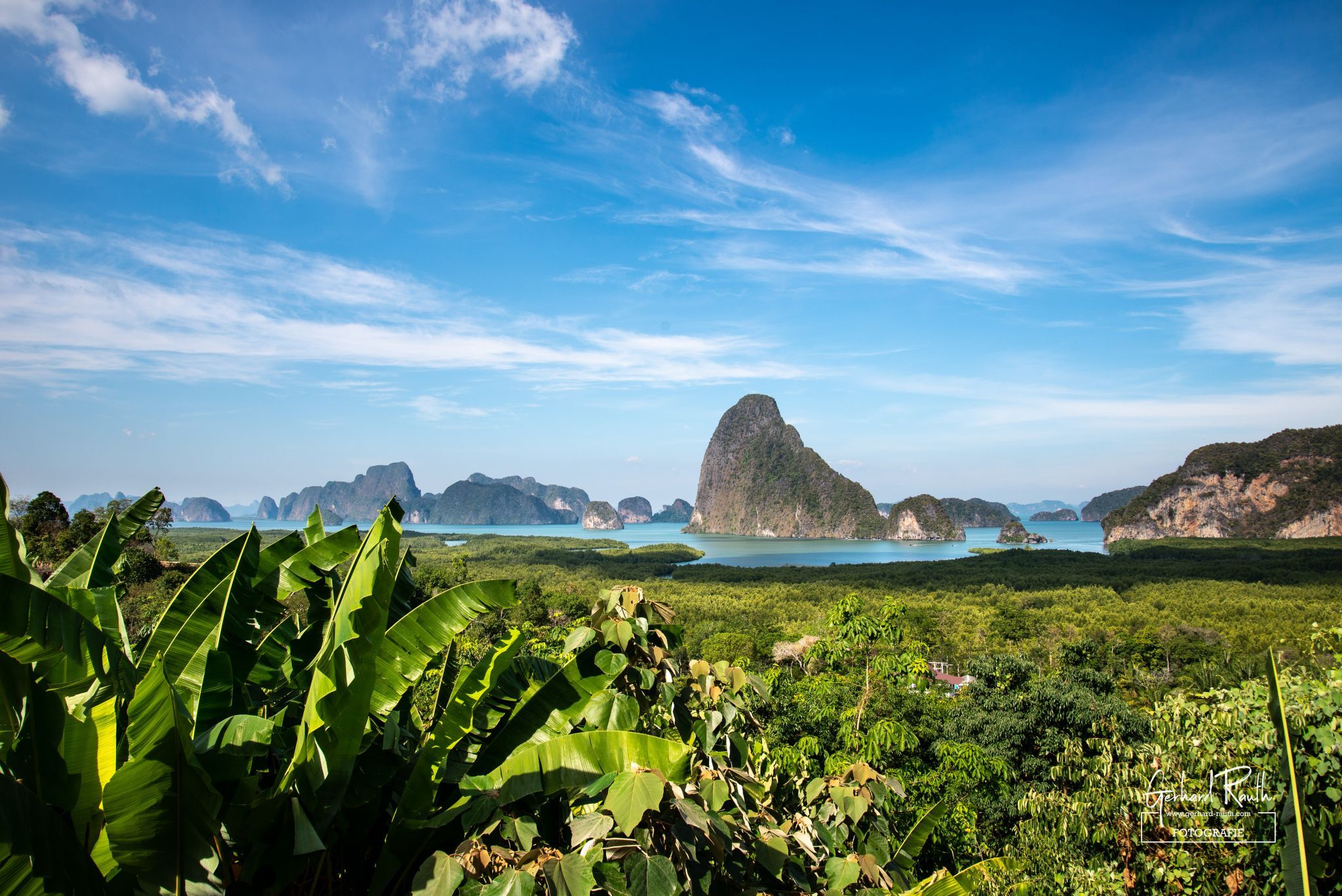 View over Phang Nga Bay, Thailand
