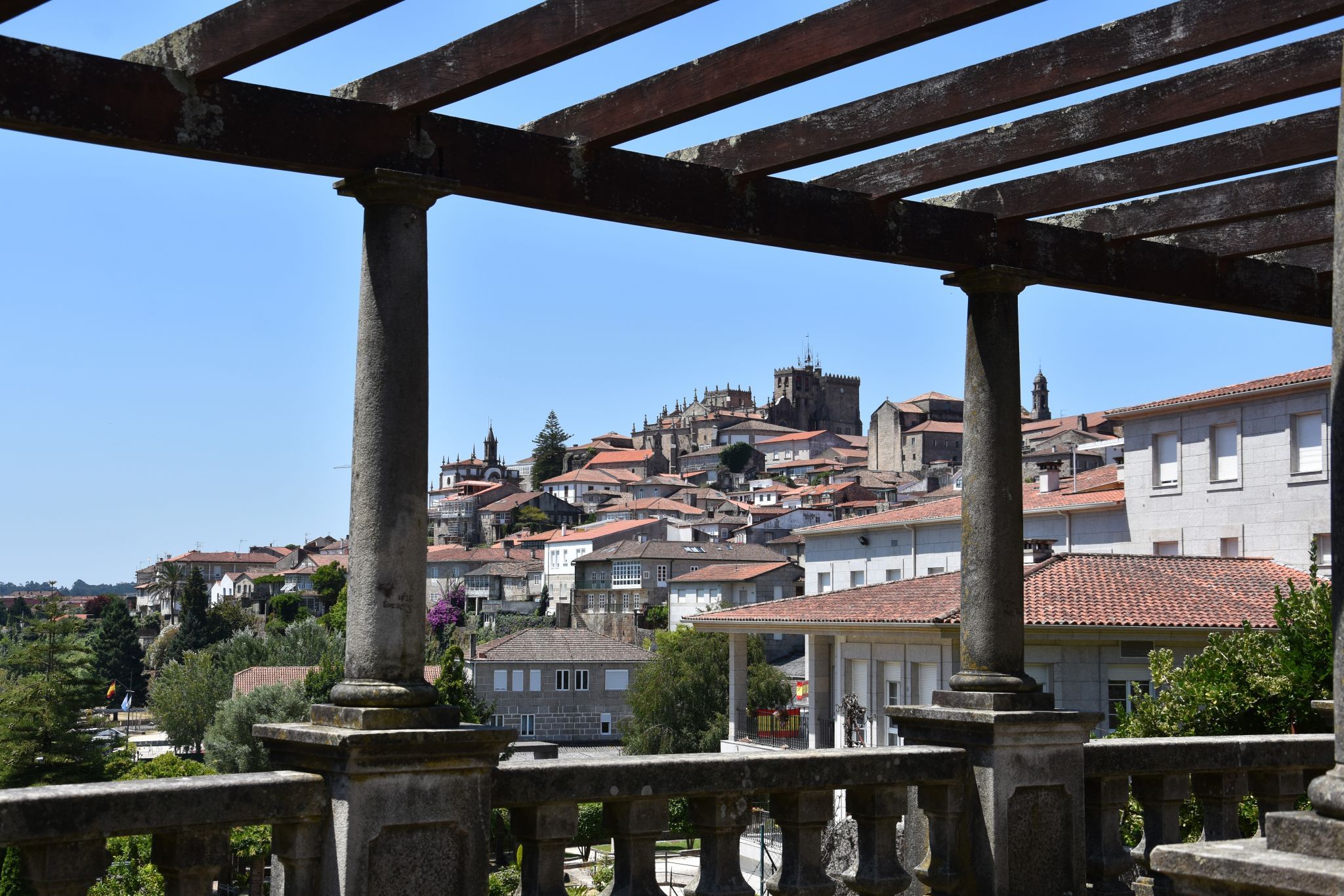 View over Tui, Spain