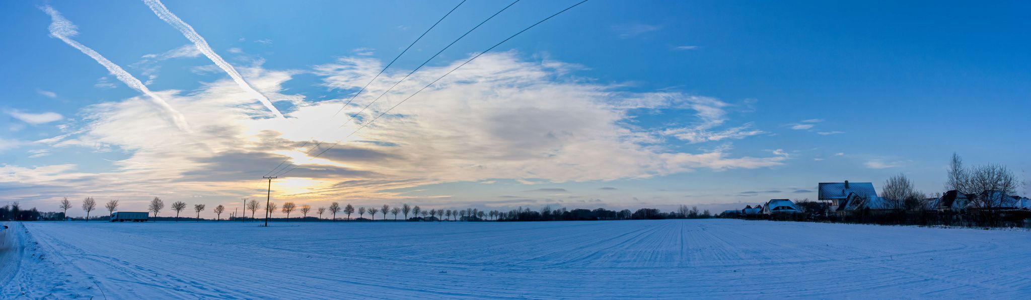 Walsen Wintarpanorama, Germany
