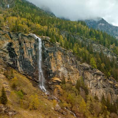 Watterfalls in Maltal Walley in Central Alps, Austria