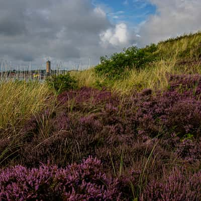 West Terschelling seen from the dunes, Netherlands