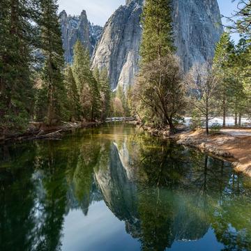 Yosemite NP, Merced River, California, USA