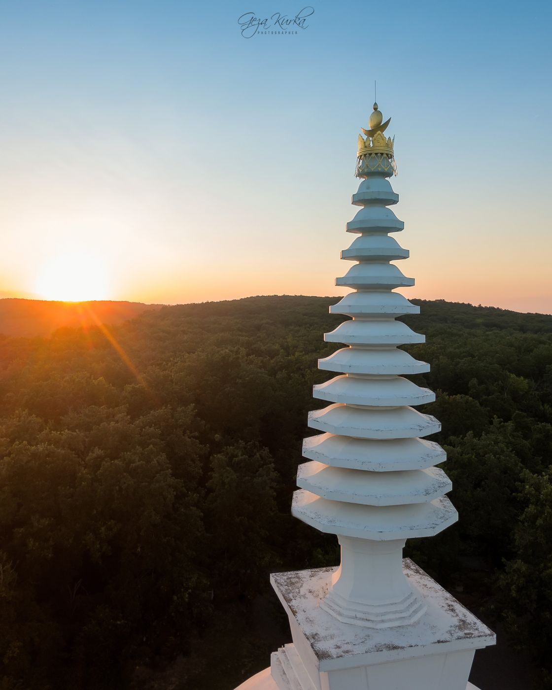 Zalaszanto's Buddhist stupa, Hungary