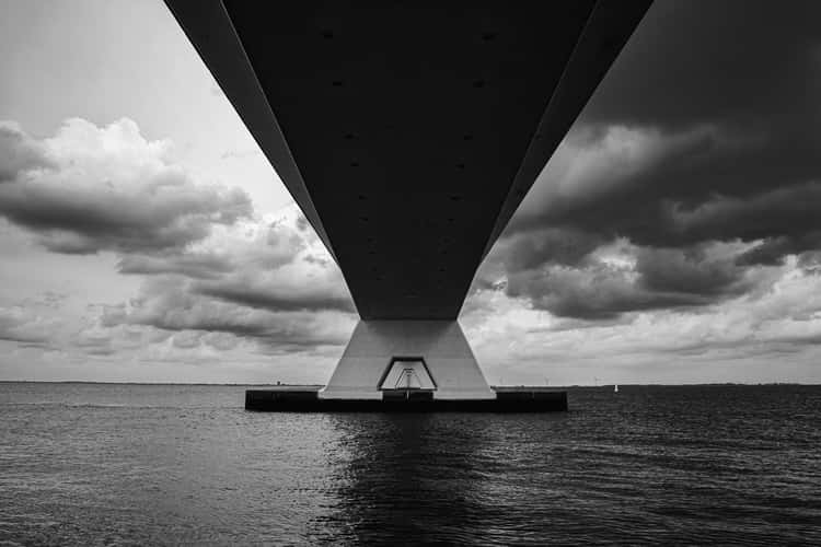 Zeelandbrug / Zeeland bridge (long exposure)