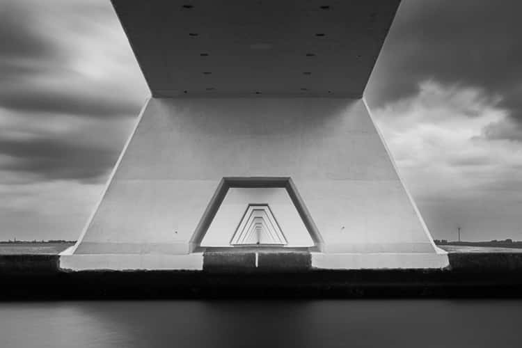 Zeelandbrug / Zeeland bridge (long exposure)