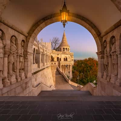 A part of the Fishermans bastion, Hungary