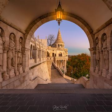 A part of the Fishermans bastion, Hungary
