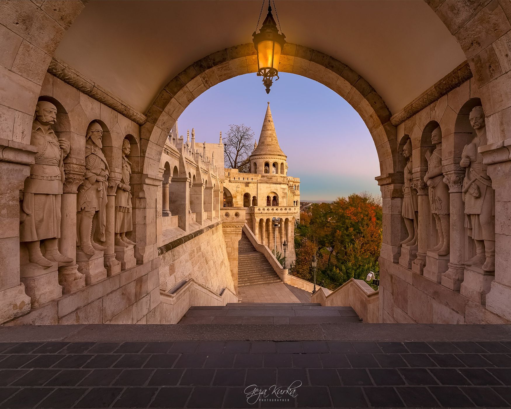 A part of the Fishermans bastion, Hungary