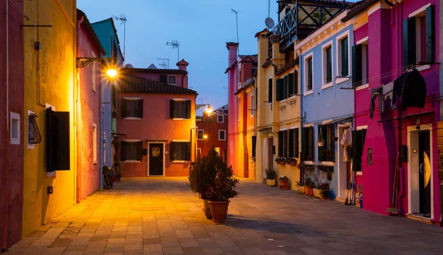 Evening atmosphere on Burano