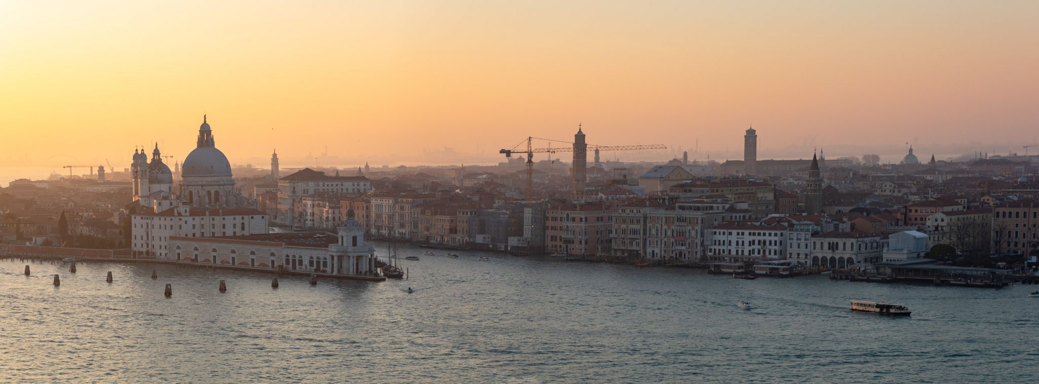 Evening atmosphere in Venice, Italy