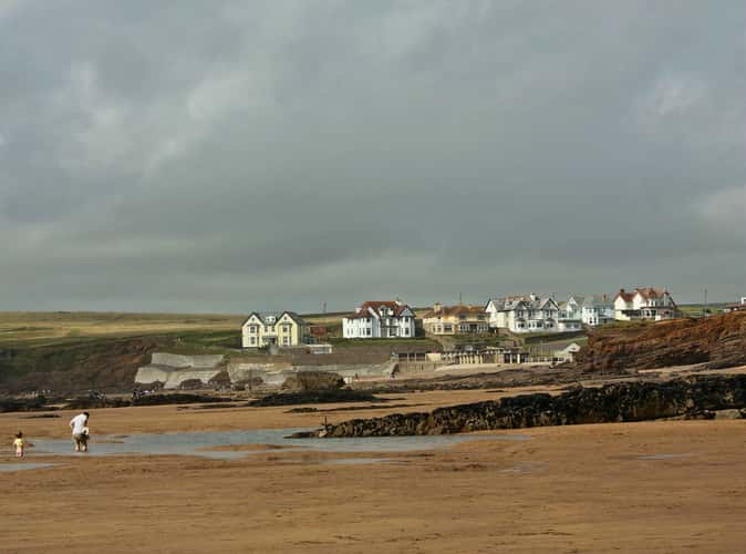 am Strand von Bude, Cornwall