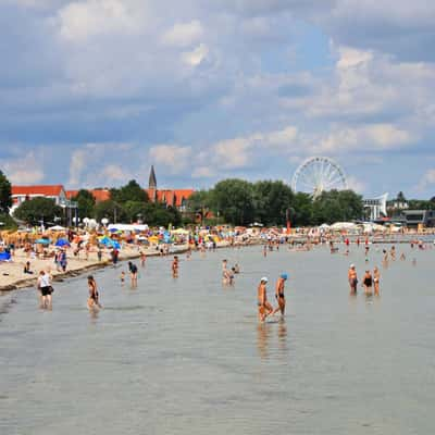 am Strand von Eckernförde, Germany