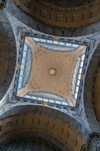 Ceiling of the Antwerp Central Station