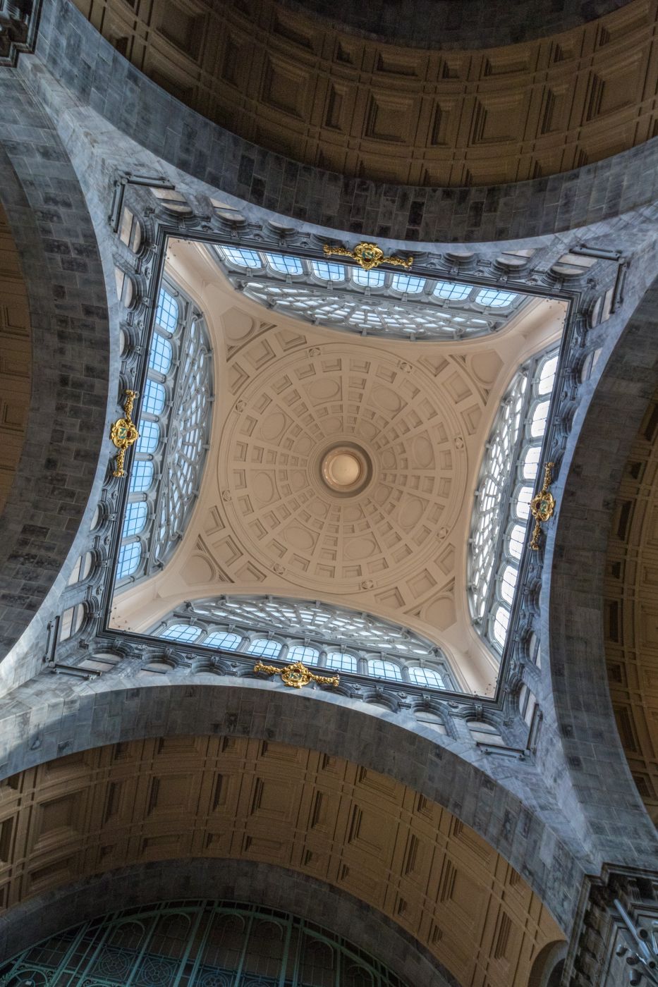 Ceiling of the Antwerp Central Station, Belgium