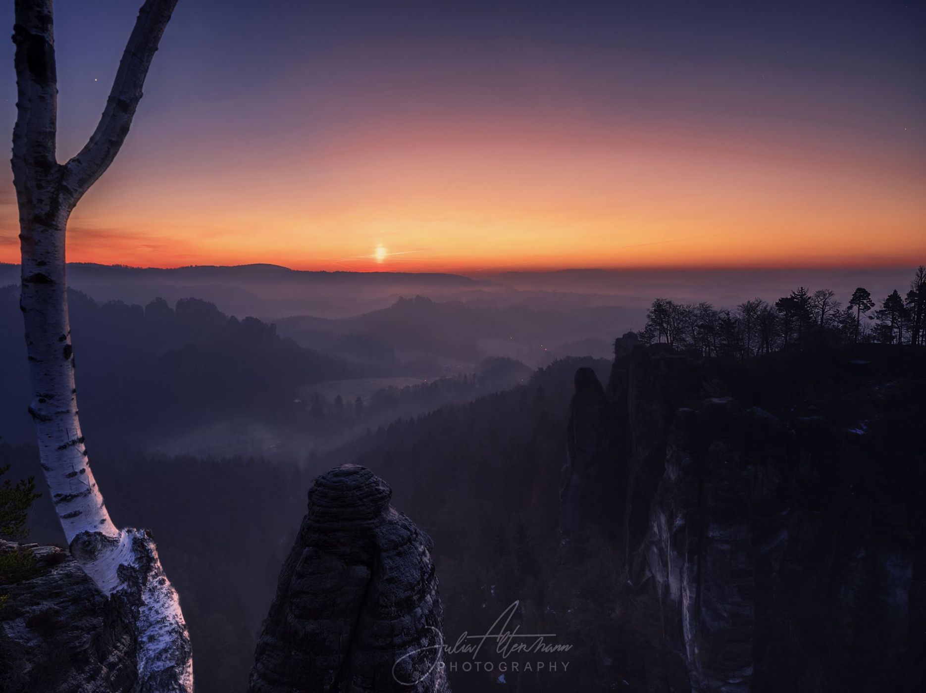 Bastei in Elbsandsteingebirge, Germany