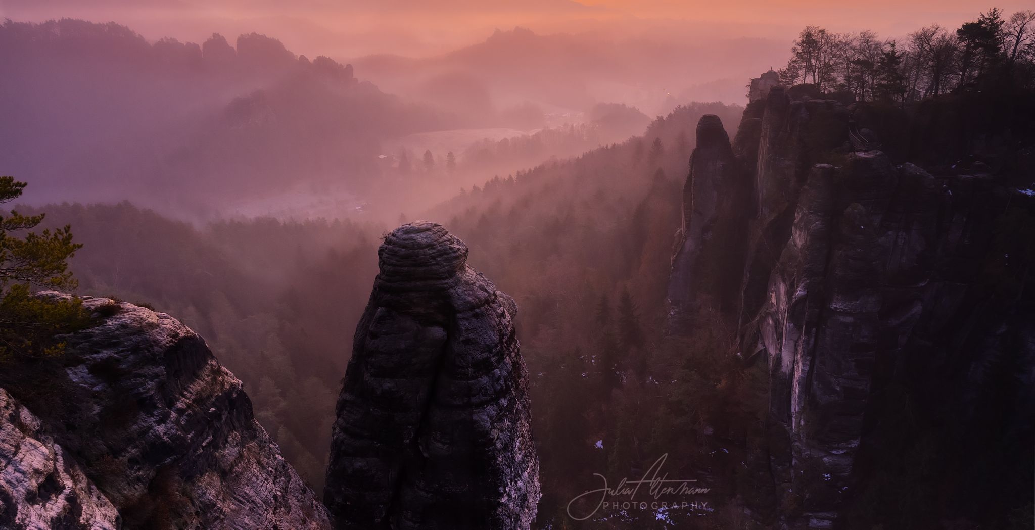 Bastei in Elbsandsteingebirge, Germany