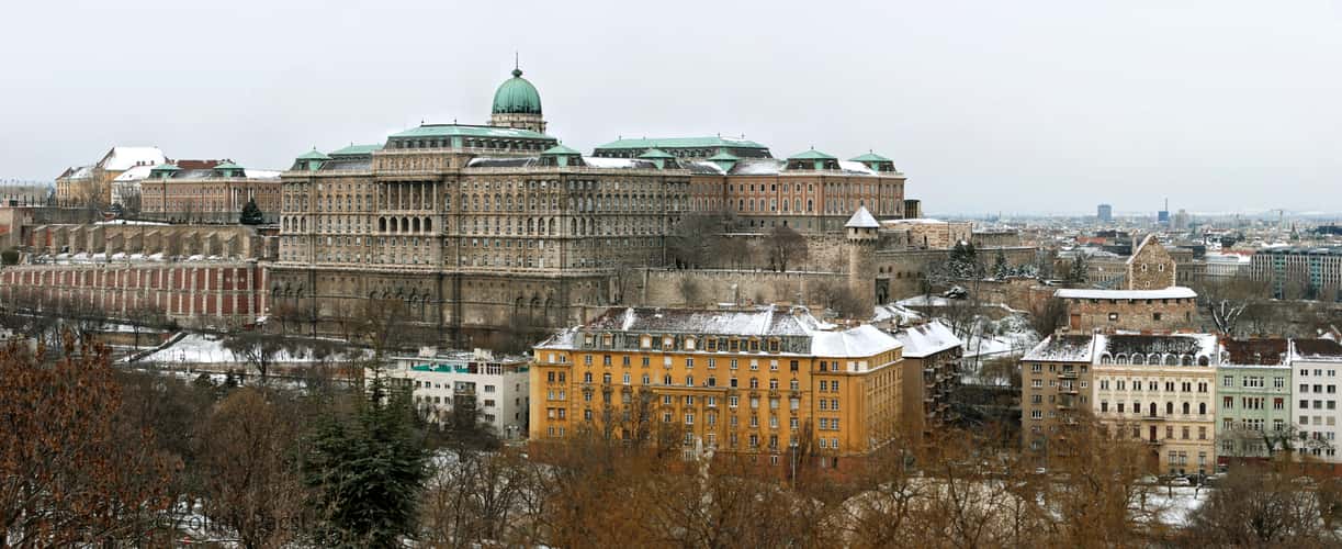 Buda castle from Gellért hill