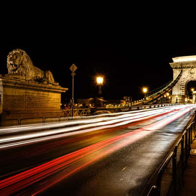 Budapest Chain Bridge Lions, Hungary