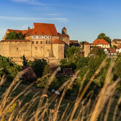 Cadolzburg Castle from parking lot, Germany