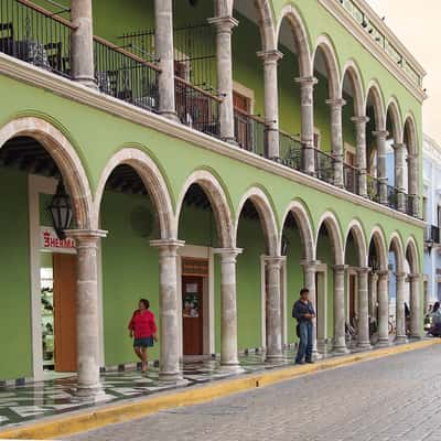 Campeche, streetview, Mexico