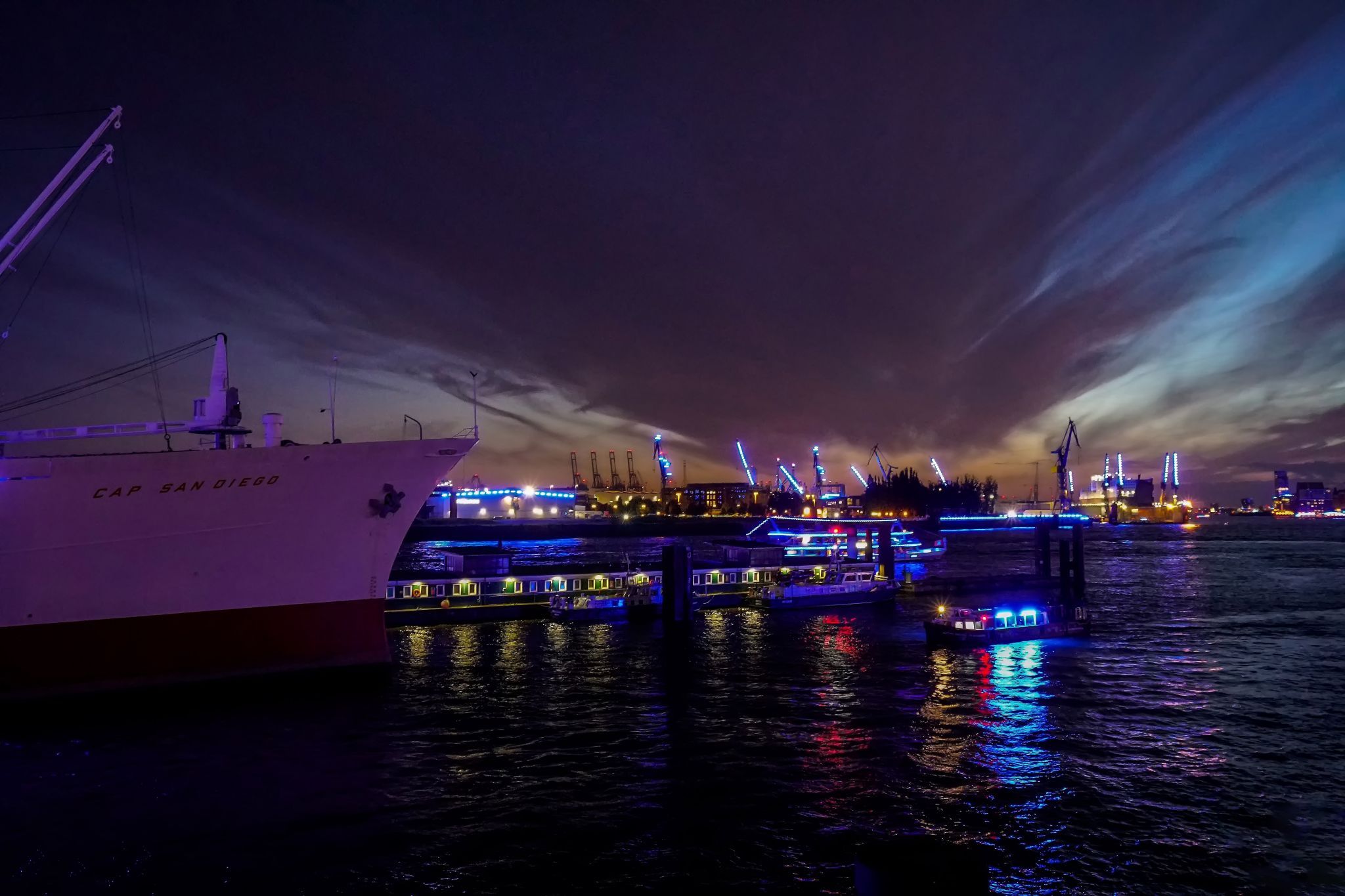 Cap San Diego, Hamburg harbour, Germany