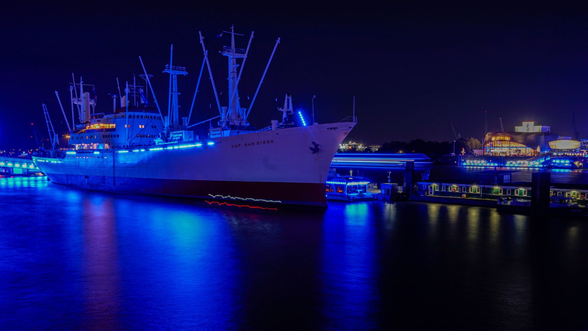 Cap San Diego, Hamburg harbour, Germany