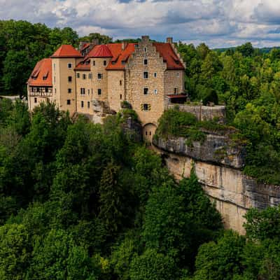 Castle Rabenstein from Viewpoint, Germany