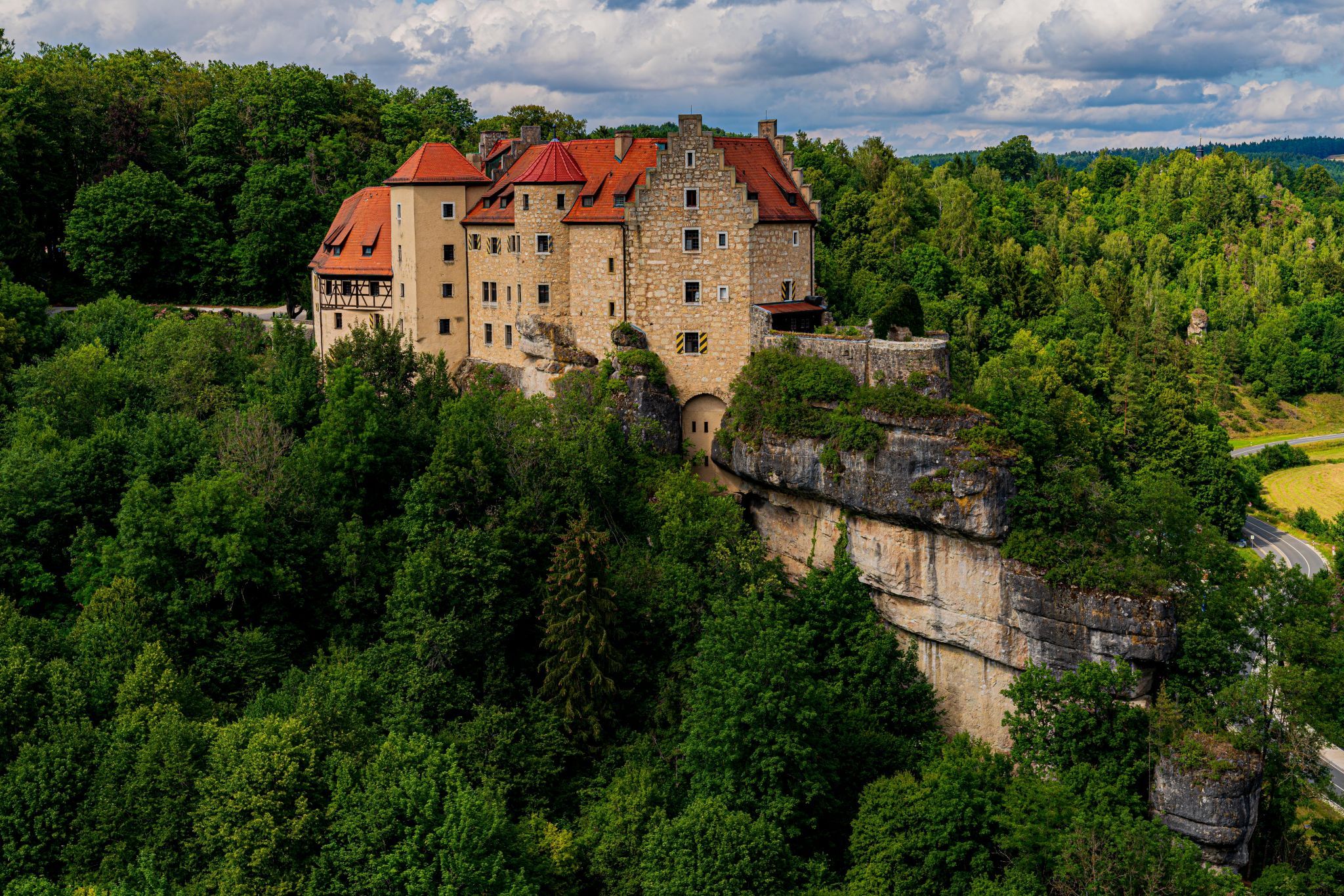 Castle Rabenstein from Viewpoint, Germany