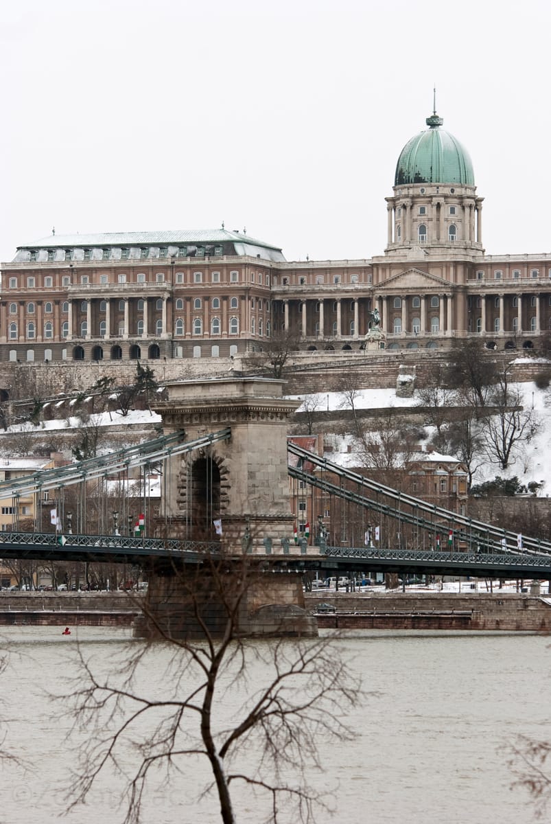 Buda Castle and Chain Bridge, Budapest, Hungary