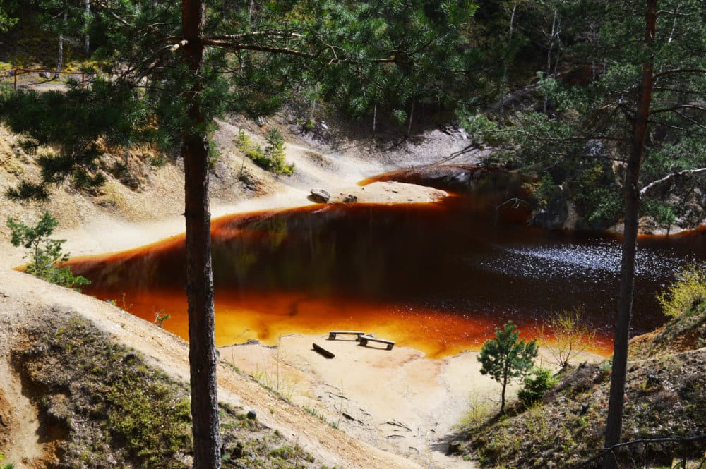Colorful lakes (Kolorowe jeziorka), Purple lake, Poland