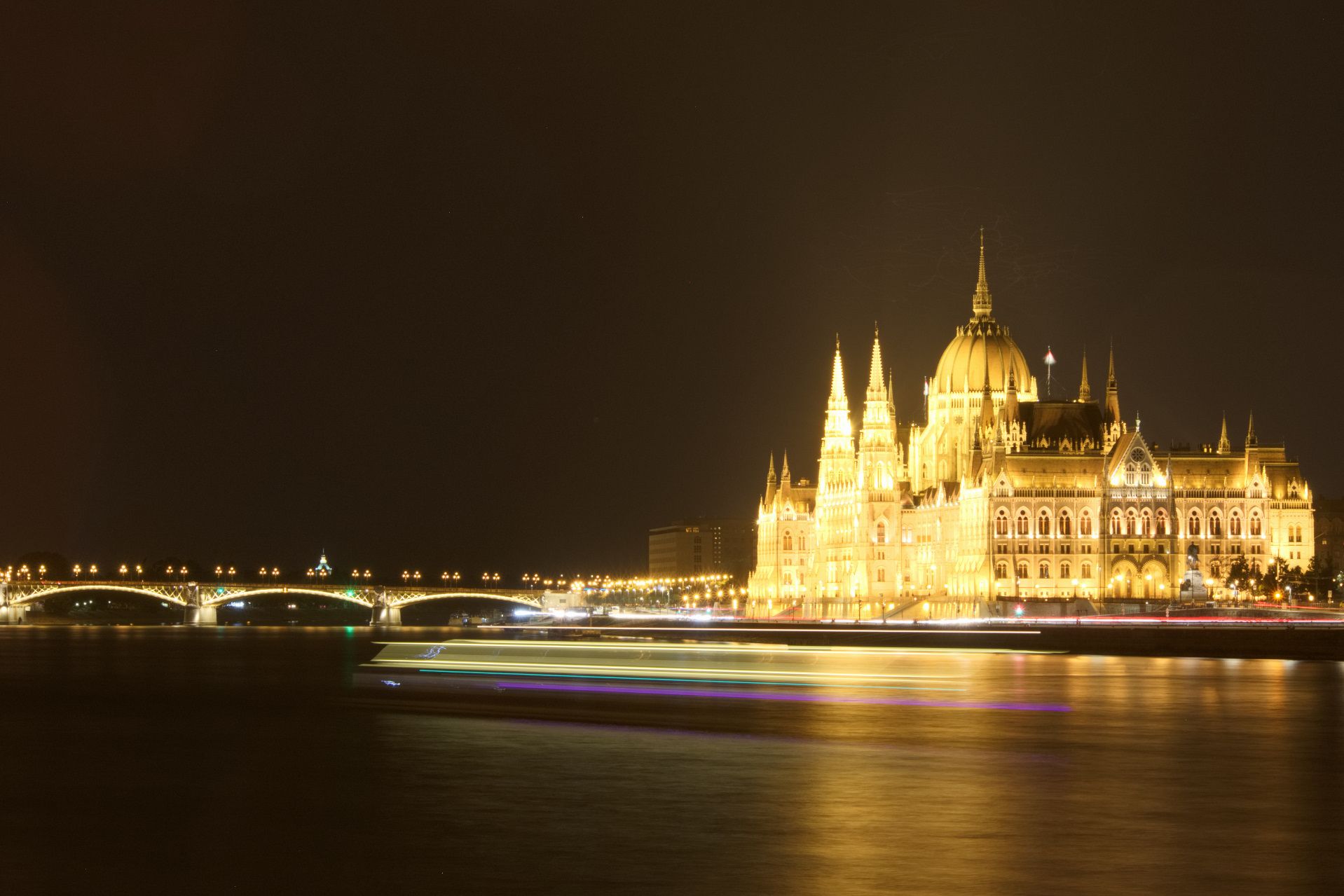 Evening in the town, Hungary