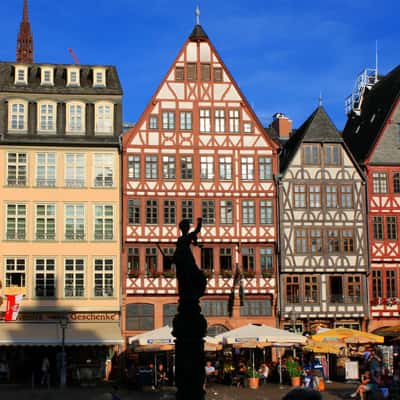 Fachwerkhäuser am Römerberg, Frankfurt am Main, Germany