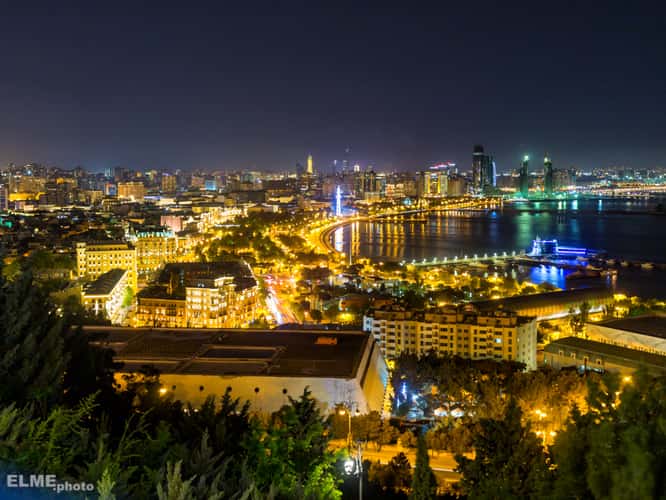 Fire Towers, Baku, Azerbaijan