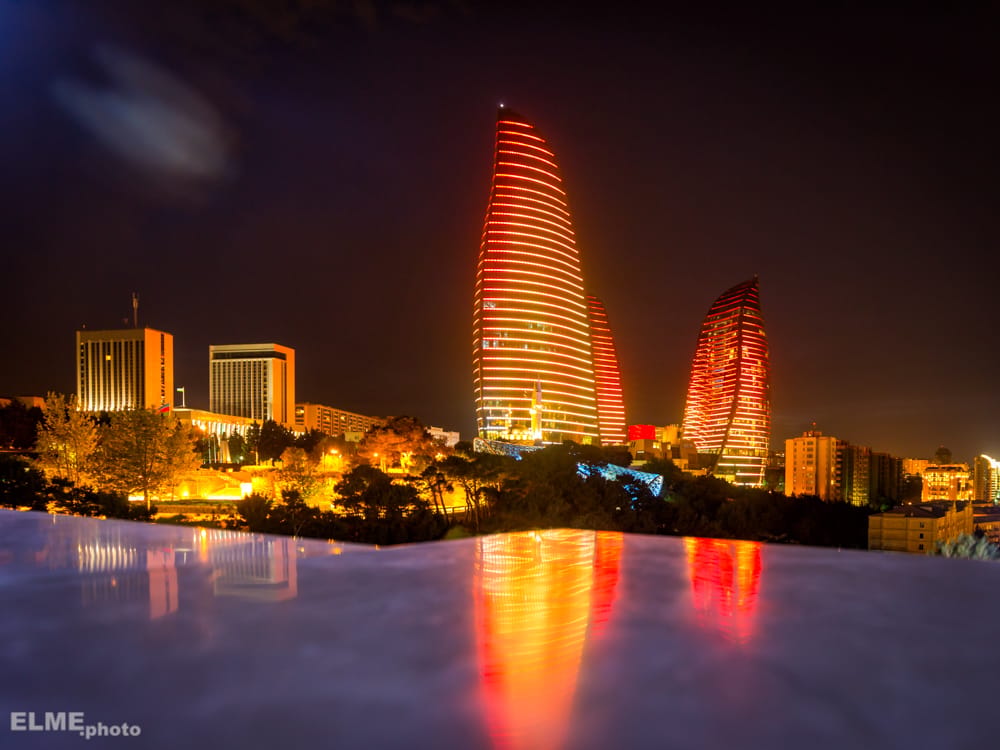 Fire Towers, Baku, Azerbaijan, Azerbaijan