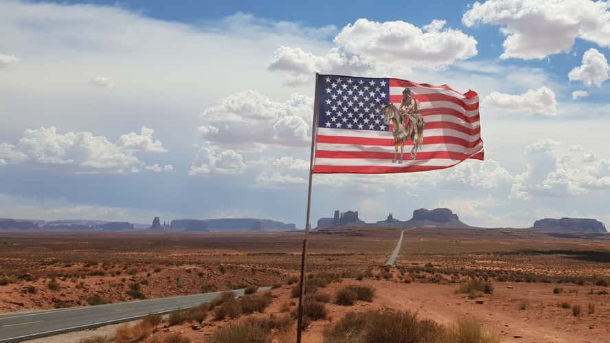 Forrest gump point, monument valley