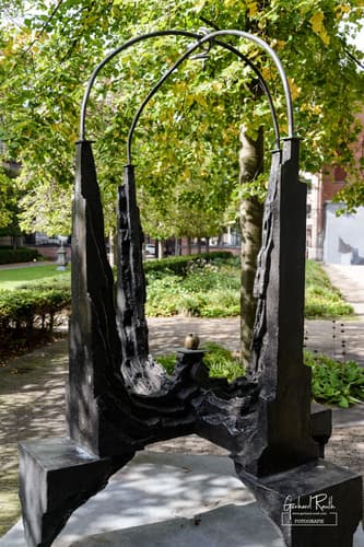 French garden of Palais Kneuterdijk - Raad van State