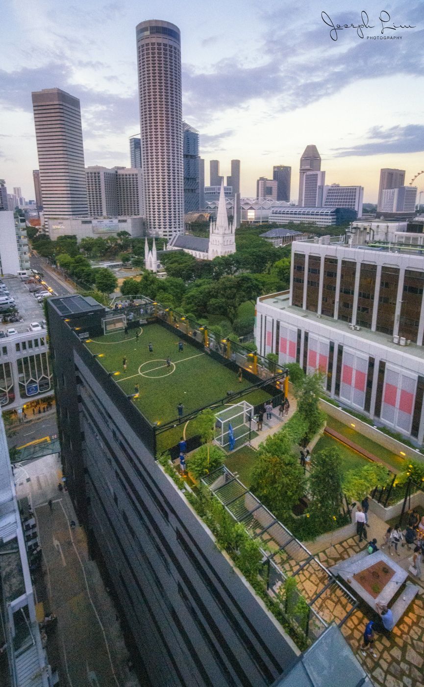 Funam Mall Rooftop View, Singapore