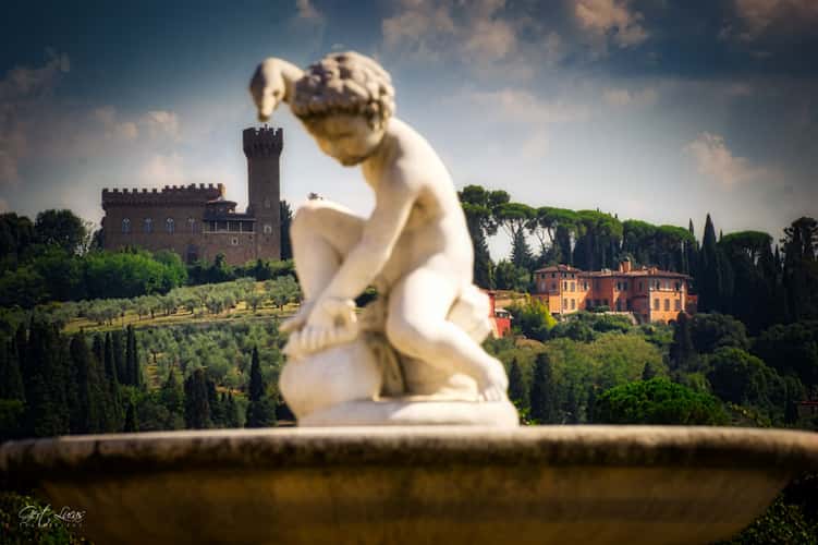 Giardino Di Boboli - Tuscan Landscape from Palazzina -terras