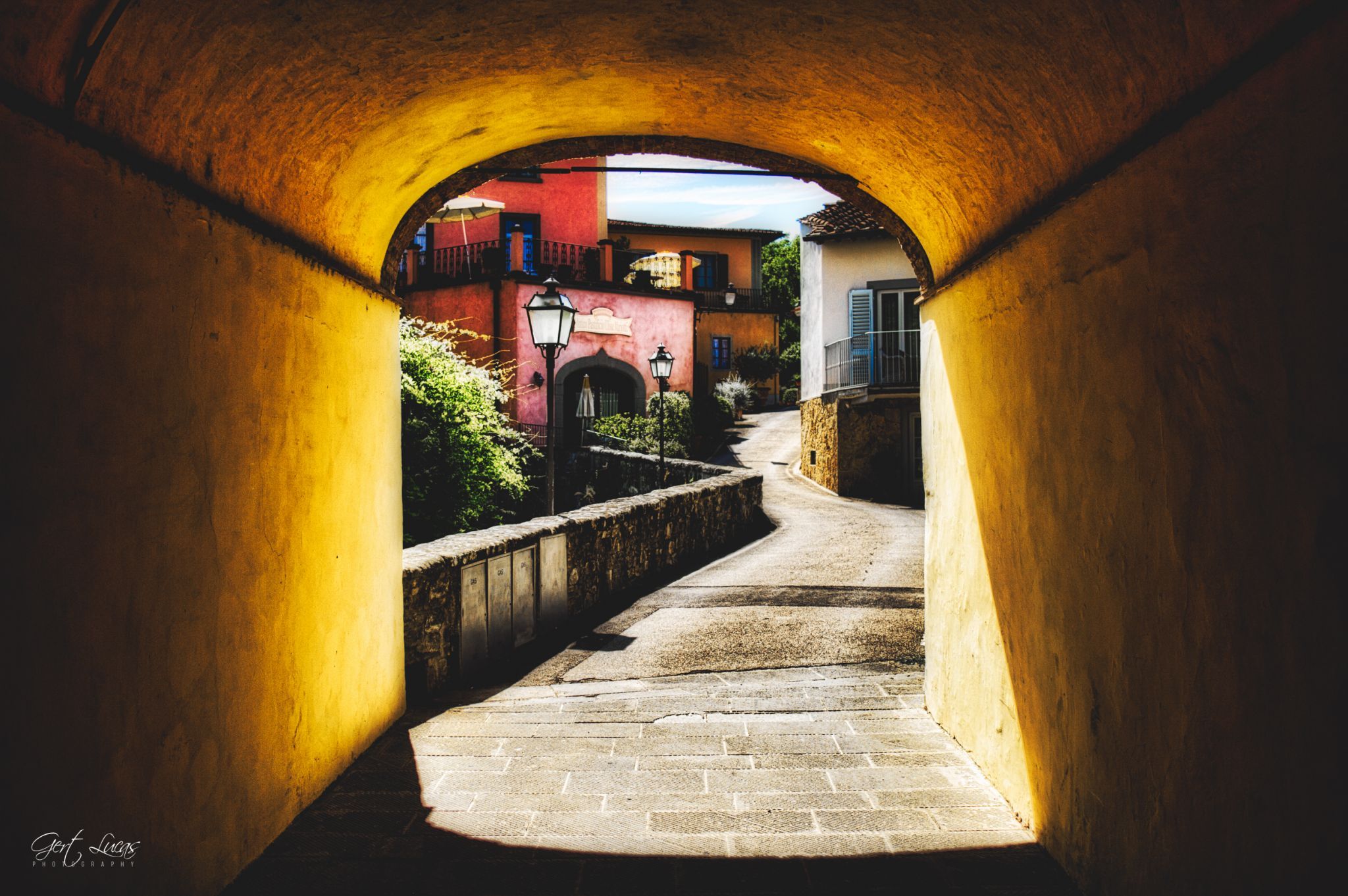 Greve - alley, Italy