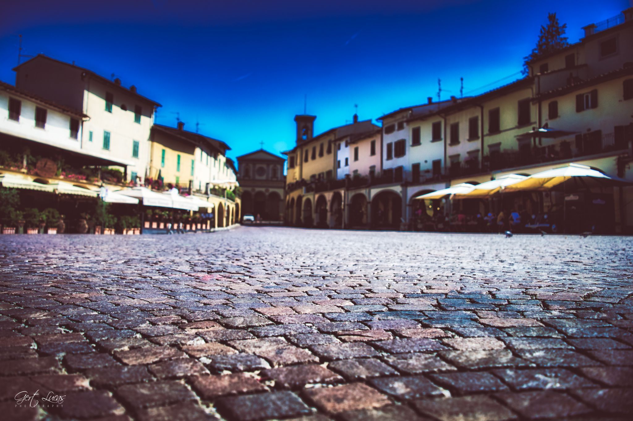 Greve - townsquare, Italy